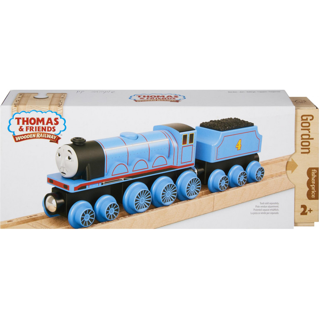 Thomas Wooden Railway Gordon Engine And Coal-Car | Mr Toys